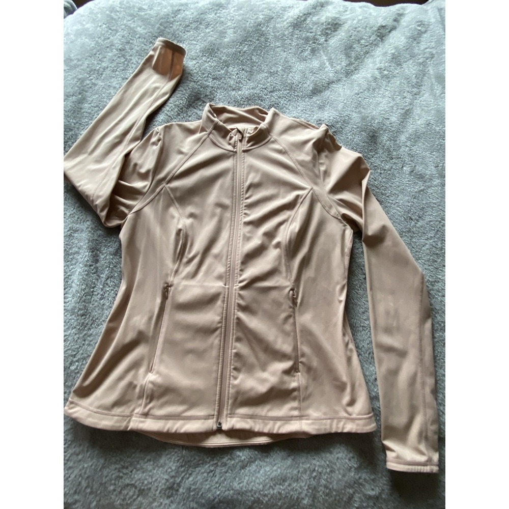 Sweaty Betty Power Women's XL Long Sleeve Full Zip Blush Color Track Jacket s48
